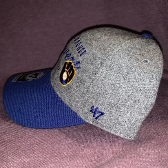 ⚾️🏟️ Milwaukee Brewers Retro ‘47 MVP Wool Hat 🏟️⚾️ - Picture 4 of 7